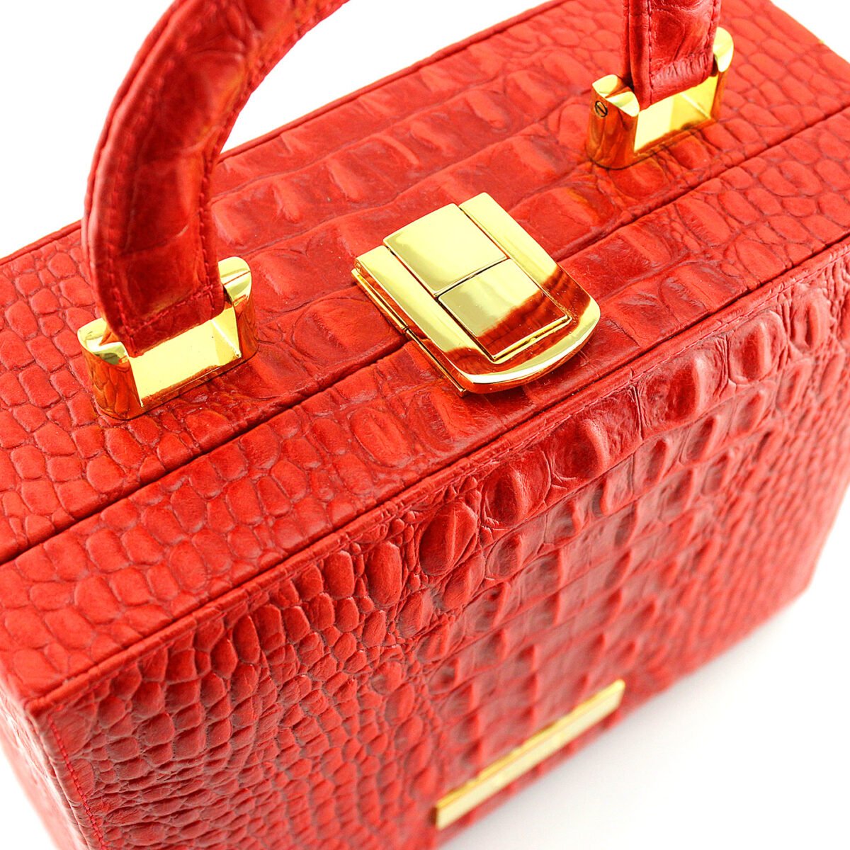 Box Bag Crocodile Embossed - Image 4