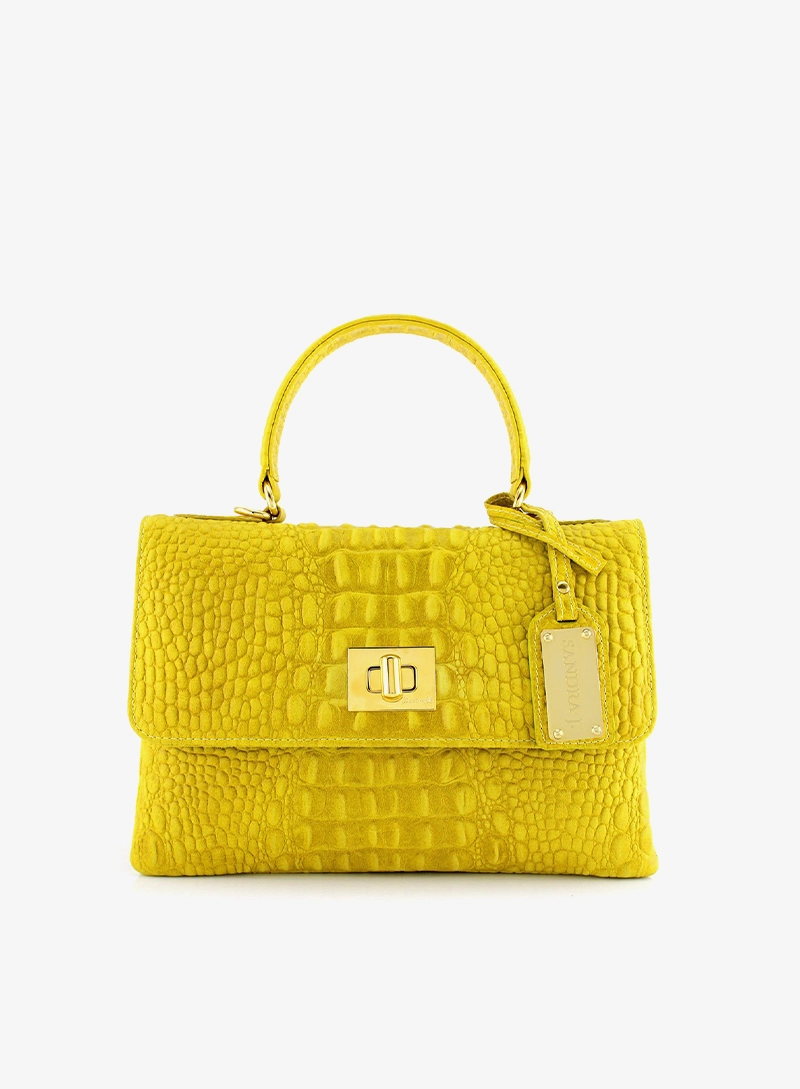 Amilia Medium–Crocodile HB