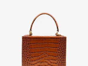 Box Bag Mini caramel brown...