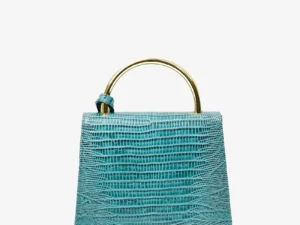 Jackie Micro Metal - Lizard-turquoise