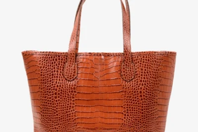 Toty crocodile-embossed..