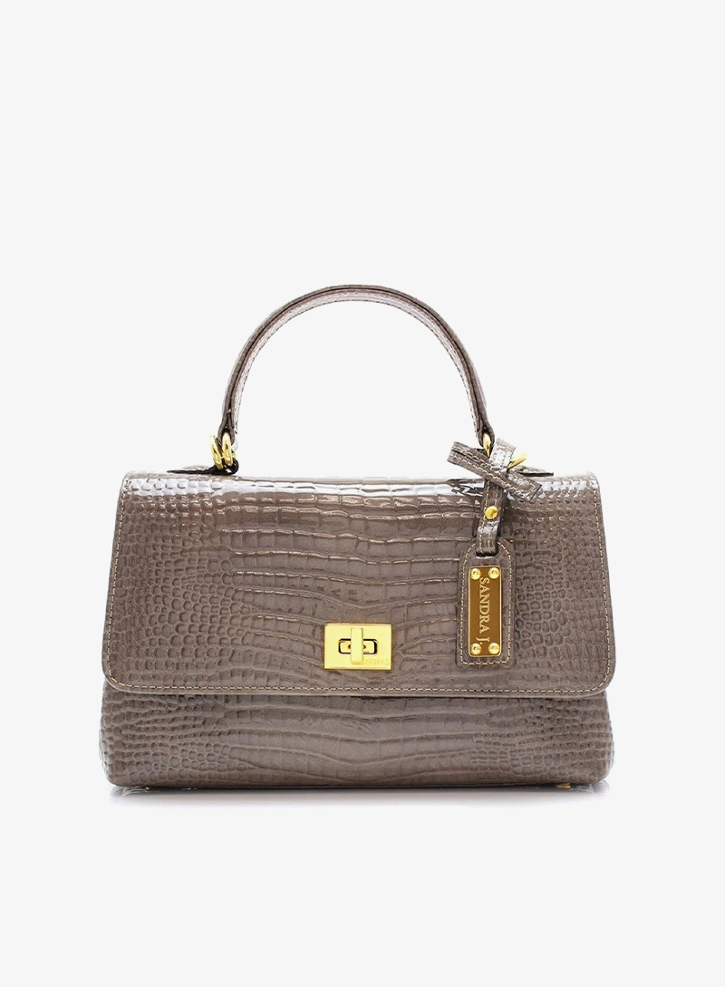 Amilia Medium–Crocodile Patent