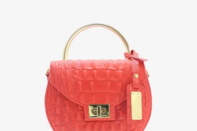 camelia mini Flamingo Red hb embossed