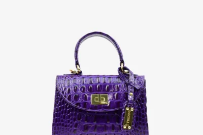 croco hb sasha micro Deep Violet..
