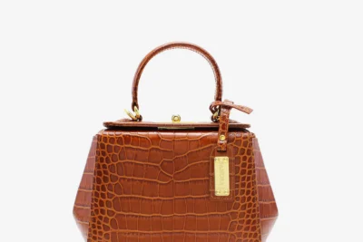 mirella crocodile 28 brown
