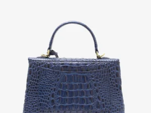 navy blue croco hb amilia