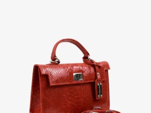 sophie medium lizard red.