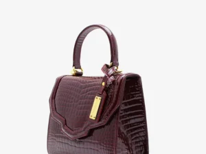 vanessa .mini croc patent.