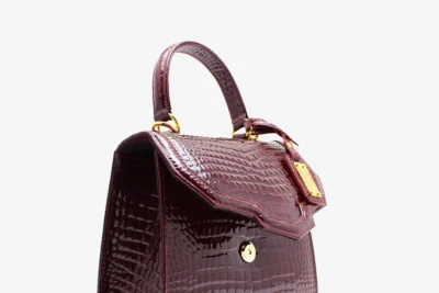 vanessa mini croc patent.