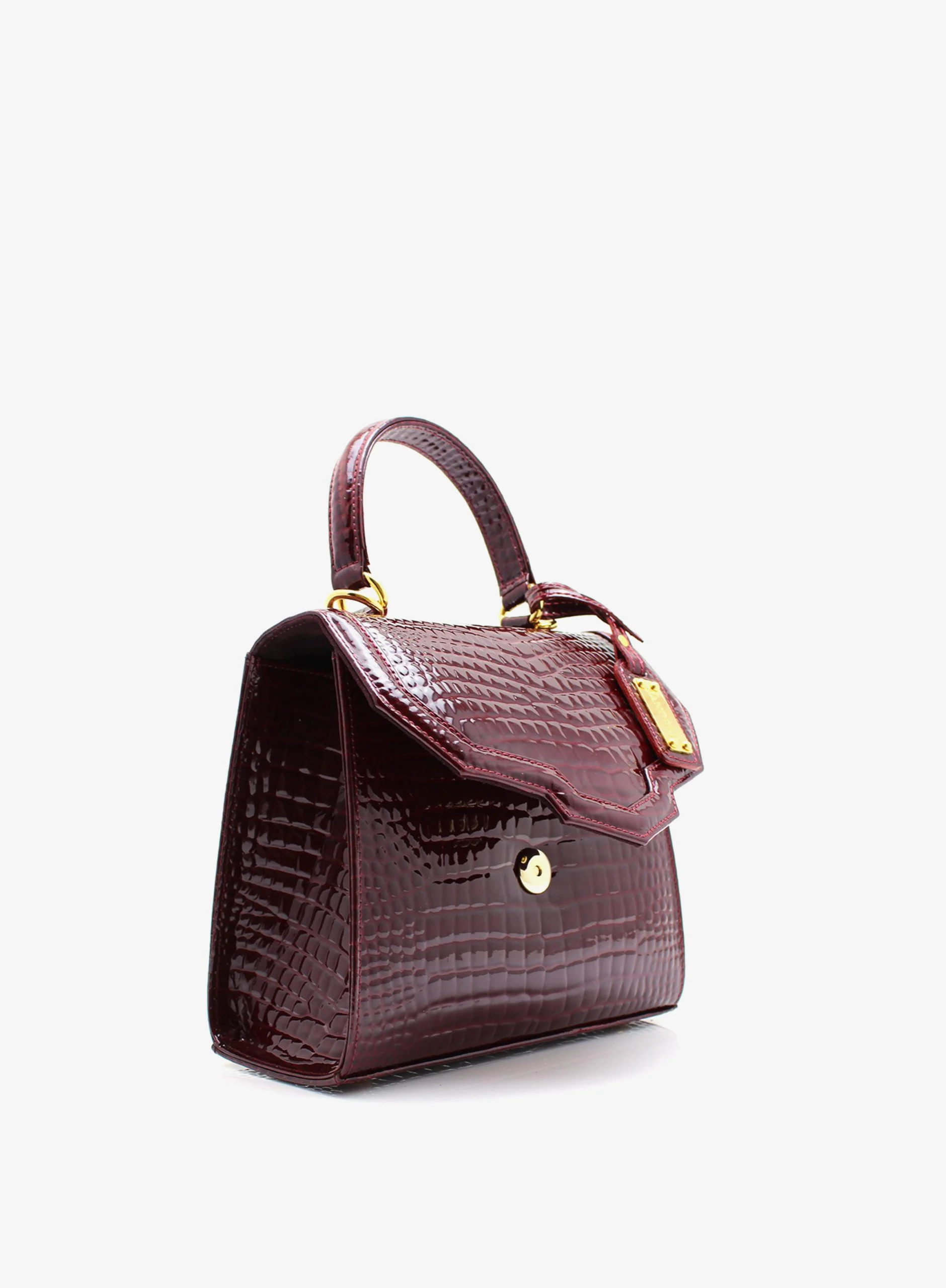 vanessa mini croc patent.