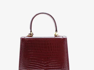 vanessa mini croc patent..
