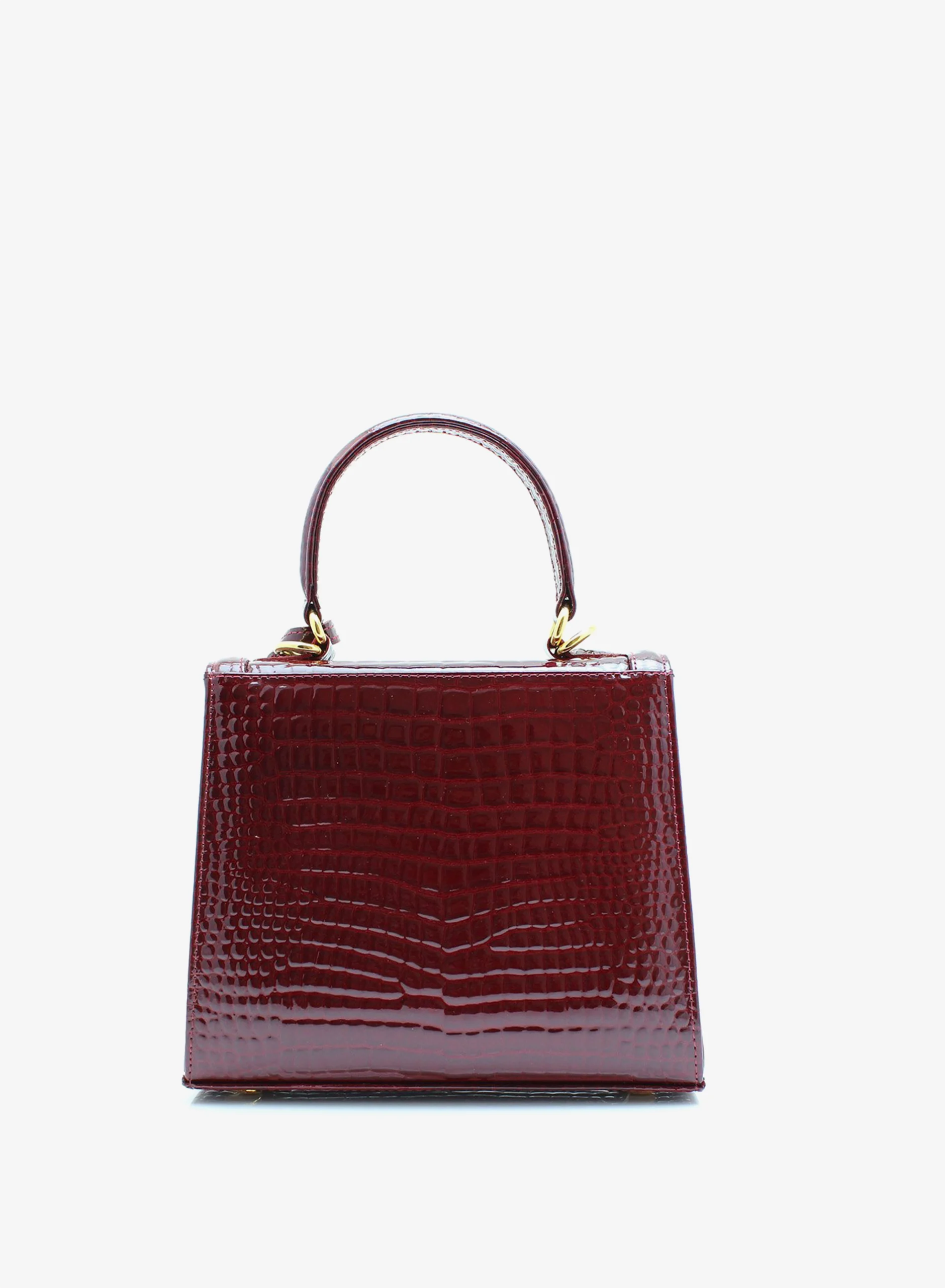 vanessa mini croc patent..
