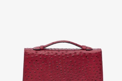 Joy Medium ostrich red b