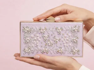lia clutch beaded