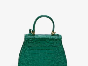luda mini green croco