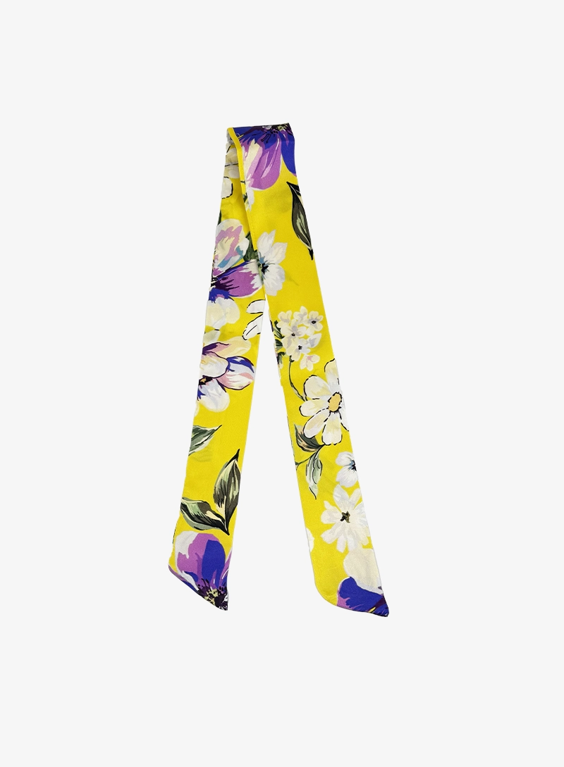 Floral Pattern-Bright yellow