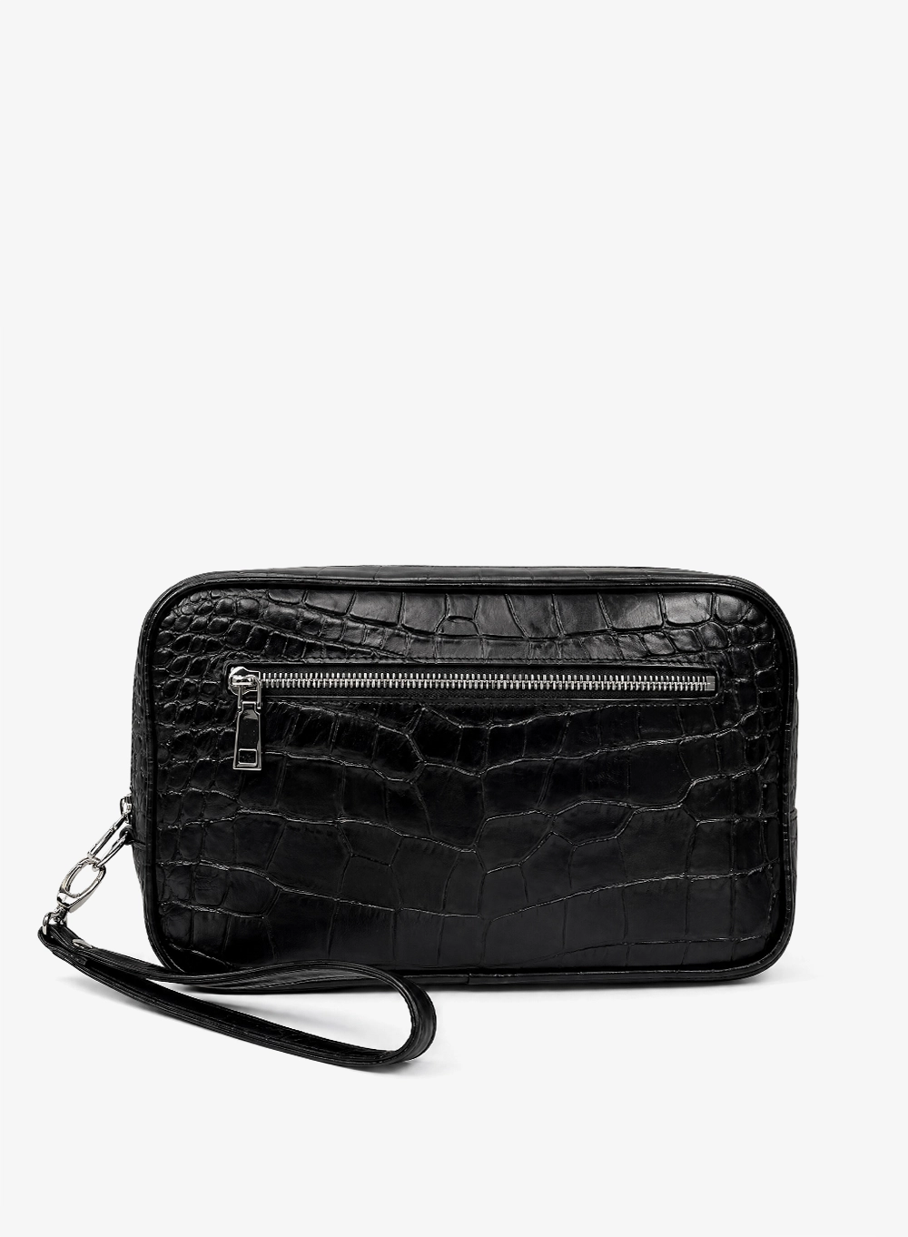 Wrist Bag–Crocodile Patent