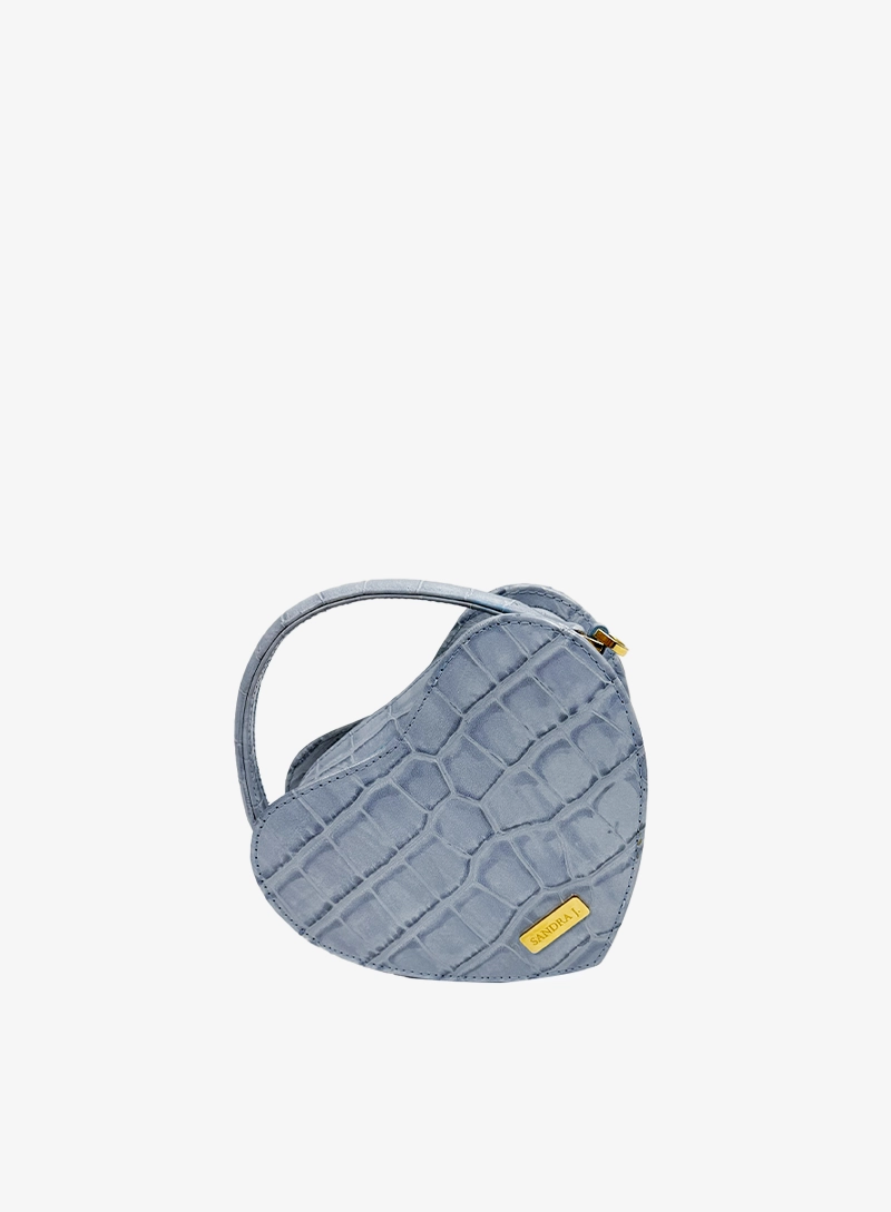 Heart Bag Mini Crocodile 40