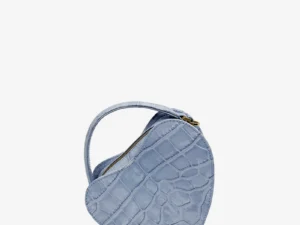 heart_bag mini crocodile light blue..