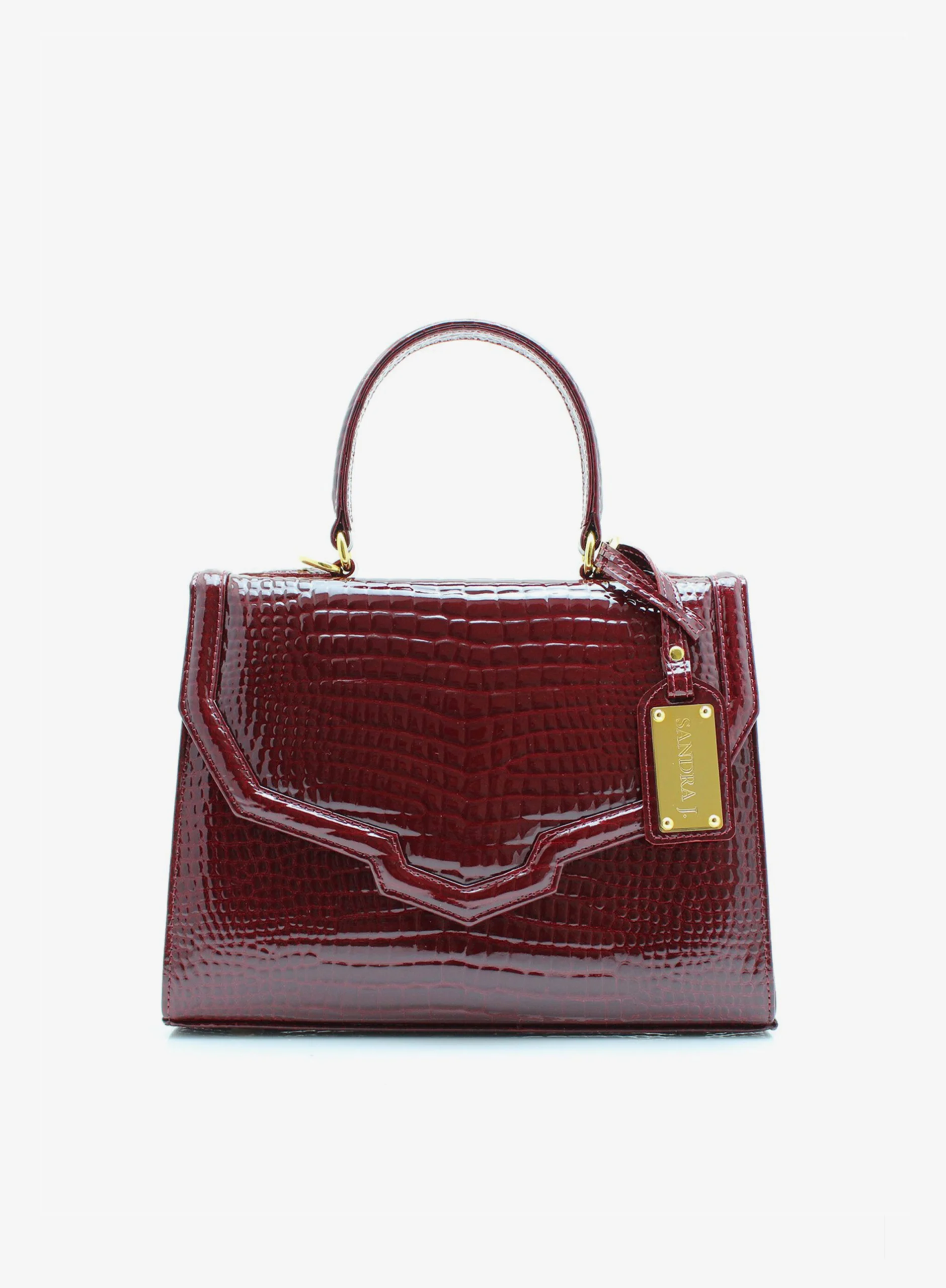 Vanessa Medium-Crocodile Patent