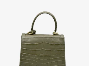 vanessa crocodile 40 olive green