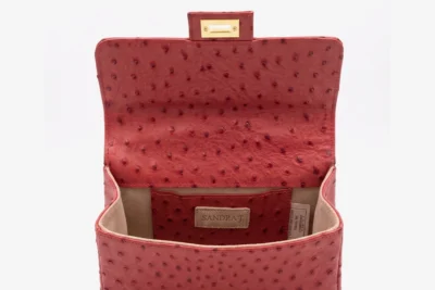 Sophia Ostrich Red.3