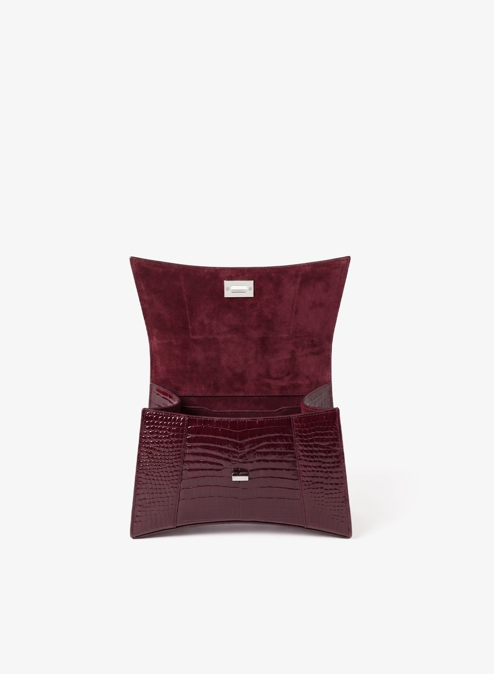 Elena Burgundy croco patent.3