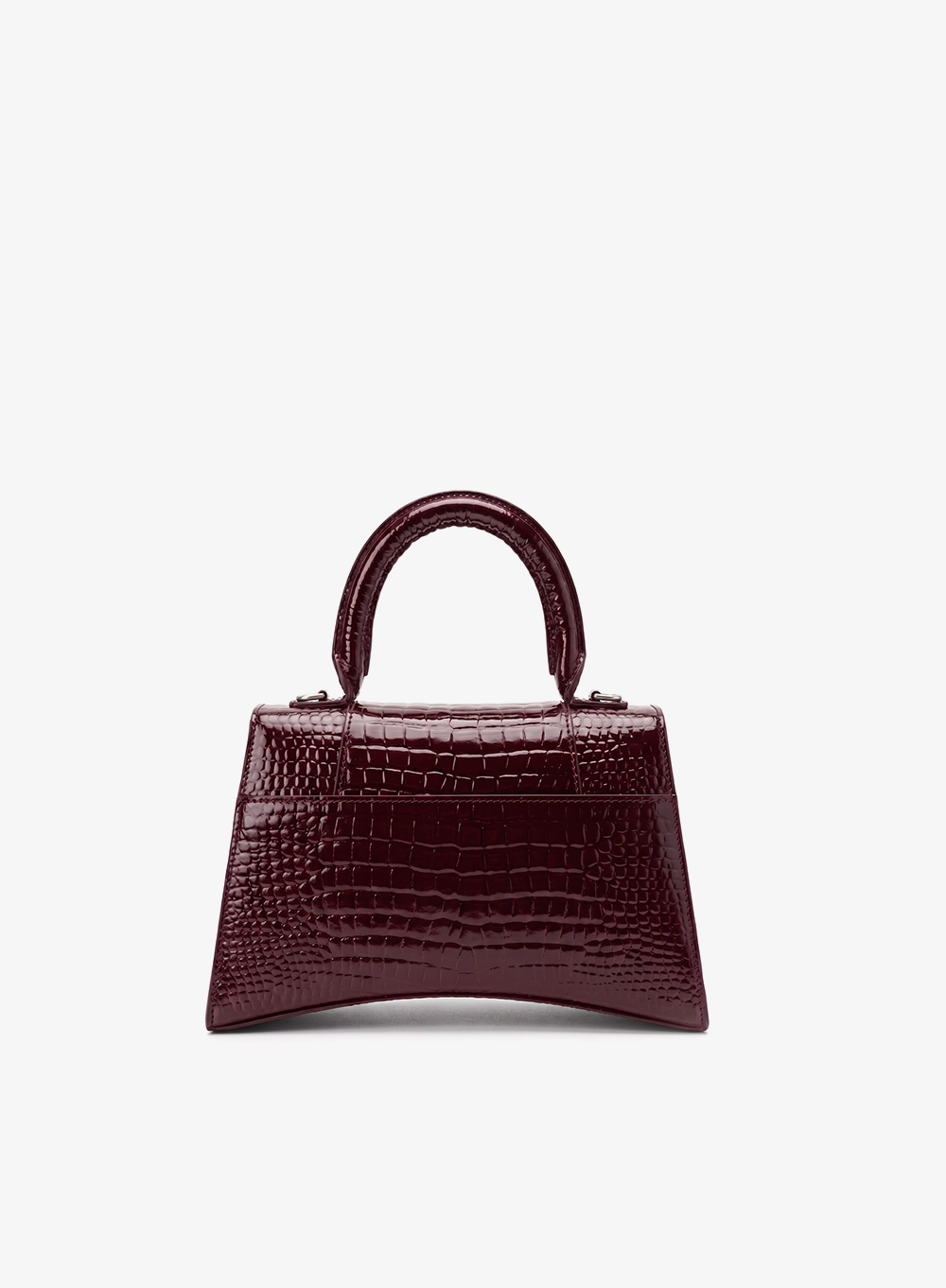 Elena Burgundy croco patent.4