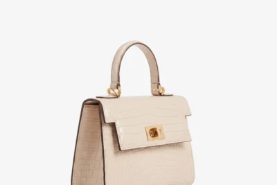 Jane mini. Croco Patent.cream.2