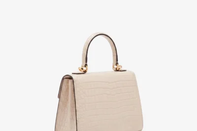 Jane mini. Croco Patent.cream.3