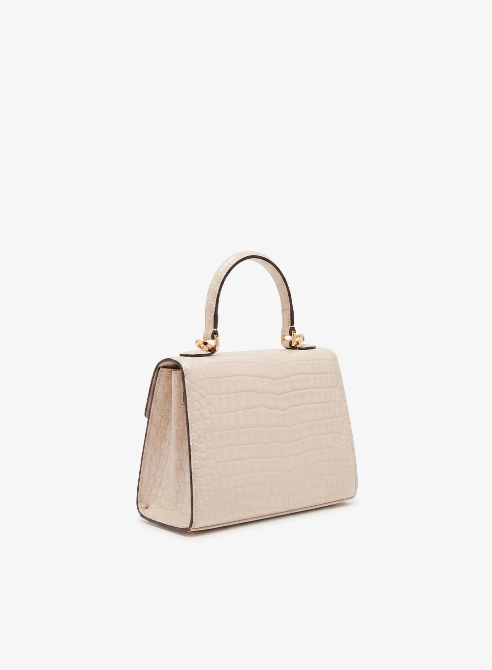 Jane mini. Croco Patent.cream.3
