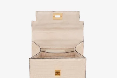 Jane mini. Croco Patent.cream.4