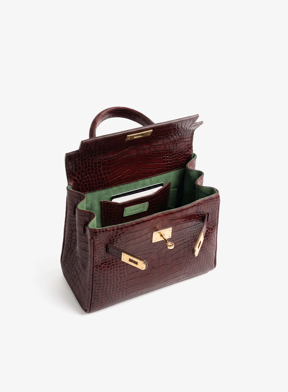 Lucia Brown Croco 28.