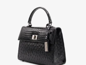 jackie mini ostrich and croco patnet