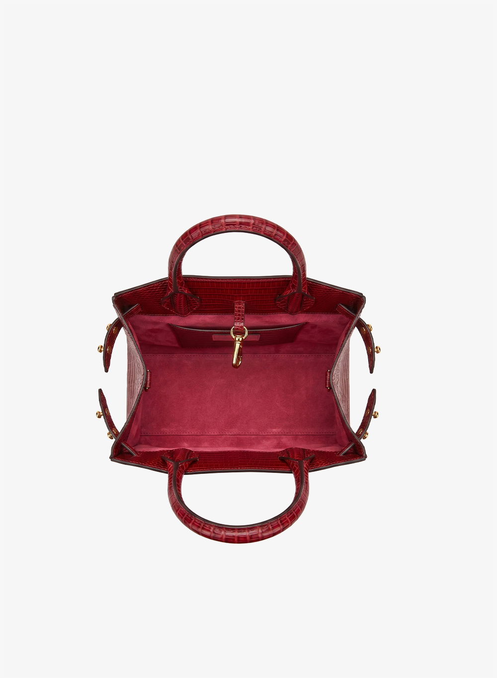 Zina mini lizard burgundy.