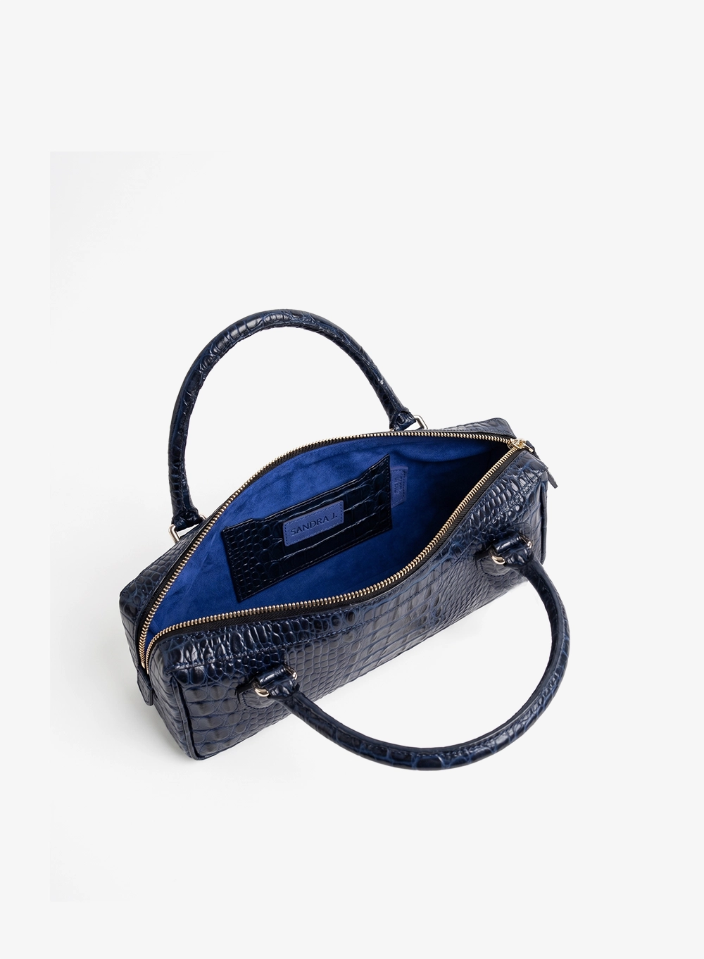 leila navy croco. hb